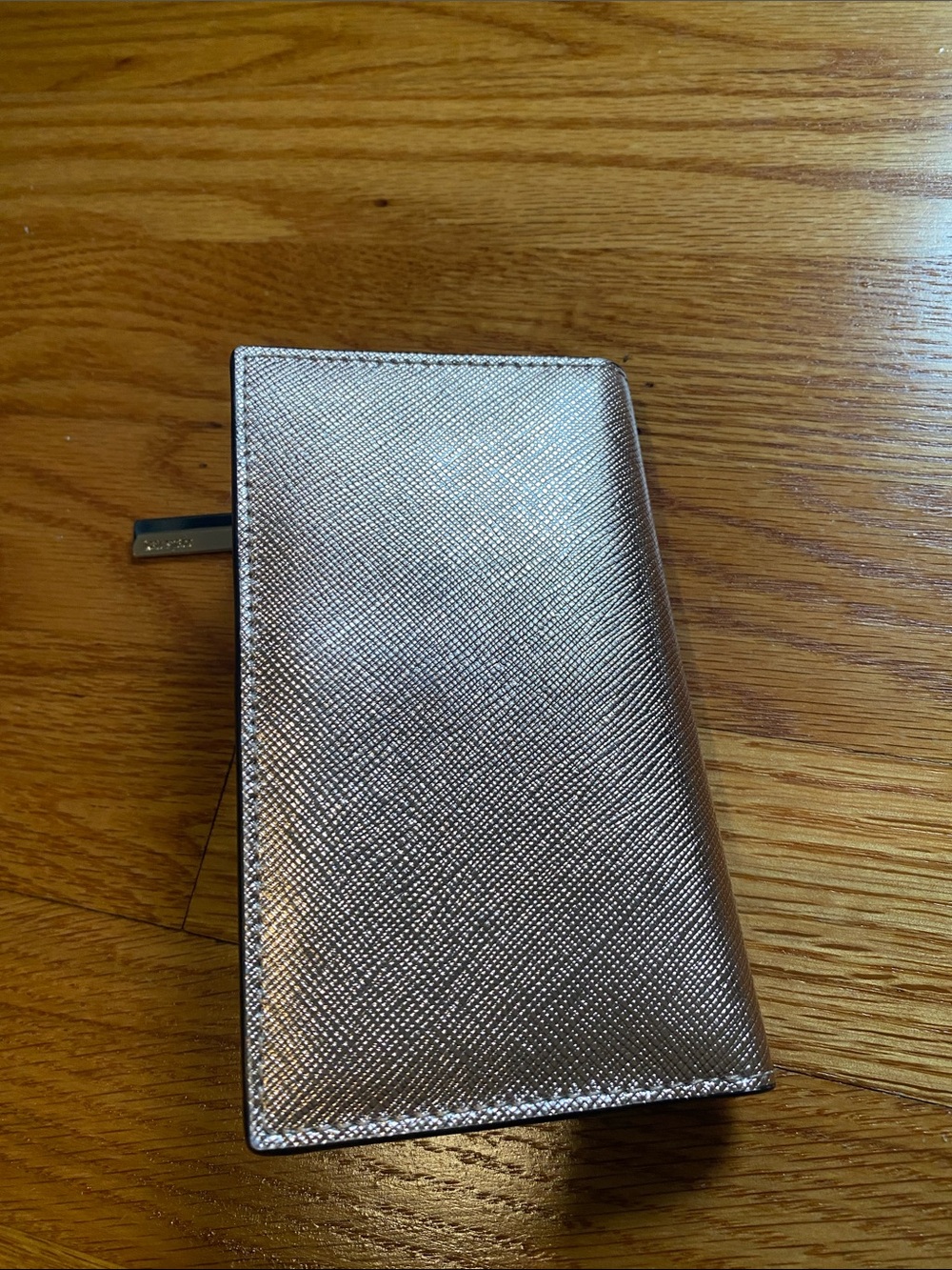 kate spade metallic rose gold zip wallet - Picture 5 of 6